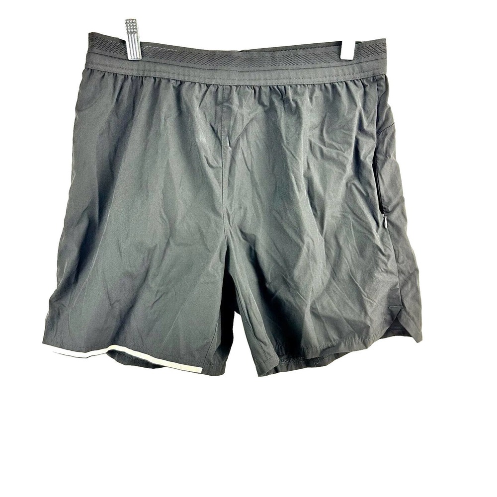 Alphalete Studio Shorts 6” Reflective Running Workout Black Men’s